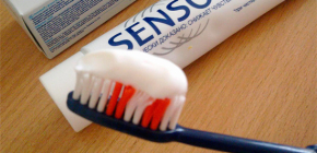 Use of Sensodin toothpastes for sensitive teeth