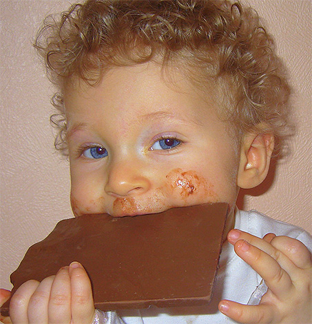 Es altamente deseable limitar el consumo por parte de niños pequeños de varios dulces.