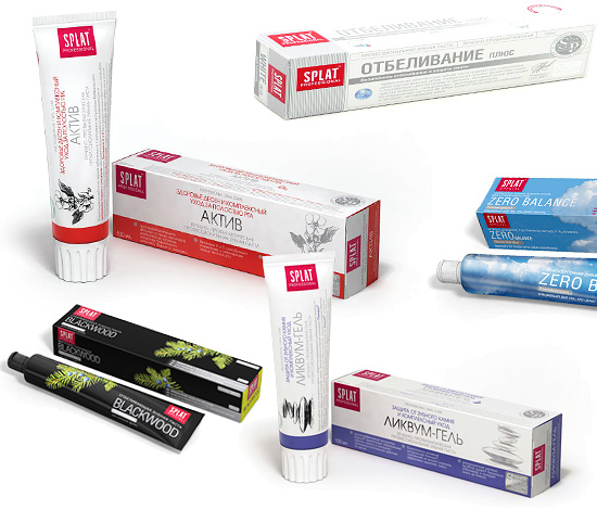 We get acquainted with the range of toothpastes Splat ...