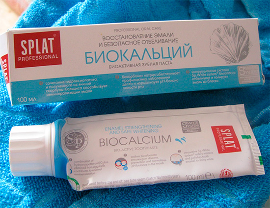Pasta de dientes Splat Biocalcium