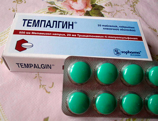 Tempalgin se vende en farmacias sin receta médica.