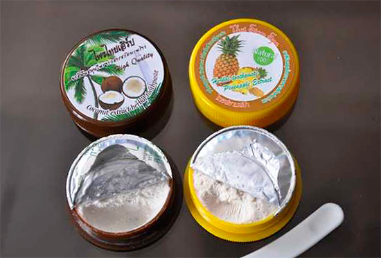 Debe tenerse en cuenta que el efecto curativo de muchos de los ingredientes que componen las pastas dentales tailandesas no se ha confirmado científicamente.